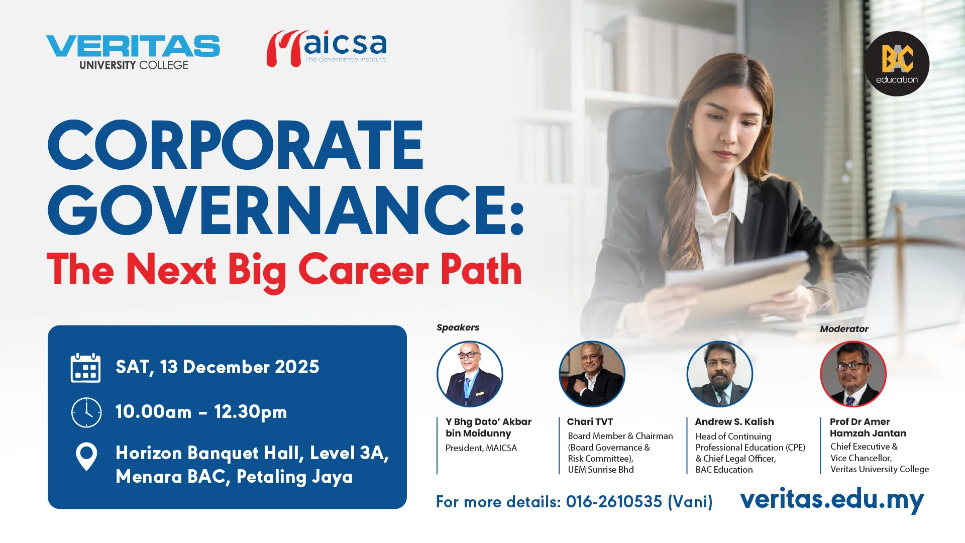 CORPORATE GOVERNANCE: The Next Big Career Path